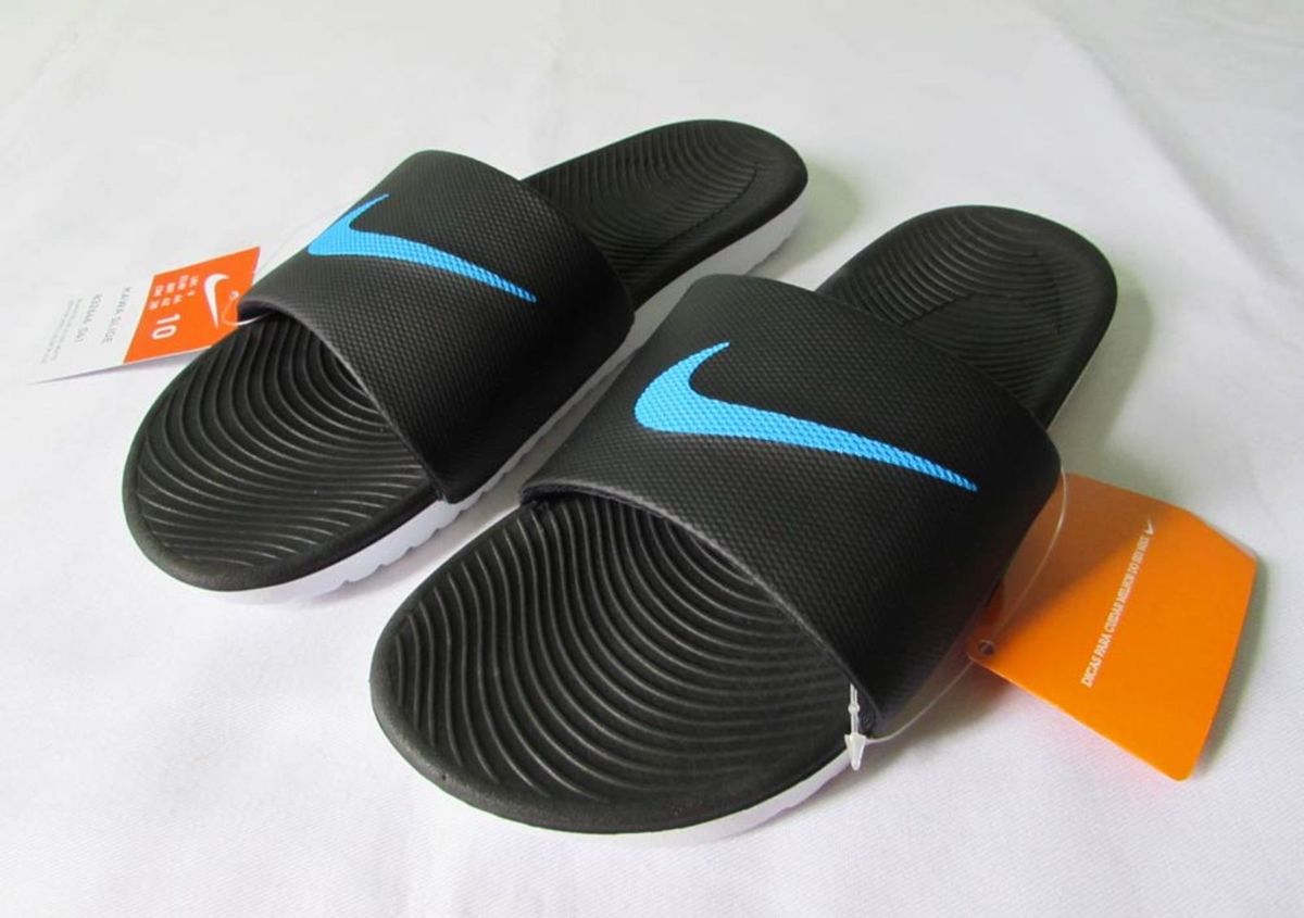 chinelo nike masculino azul