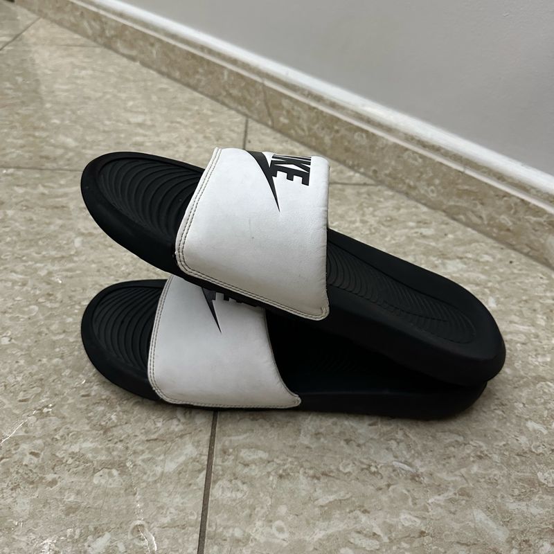 Chinelo Nike Masculino Preto E Branco Sandália Nike Kawa Slide