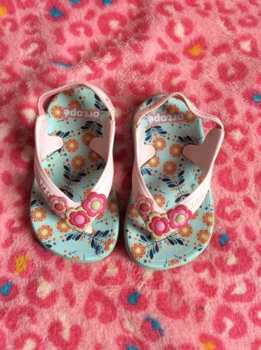 chinelo infantil ortopé