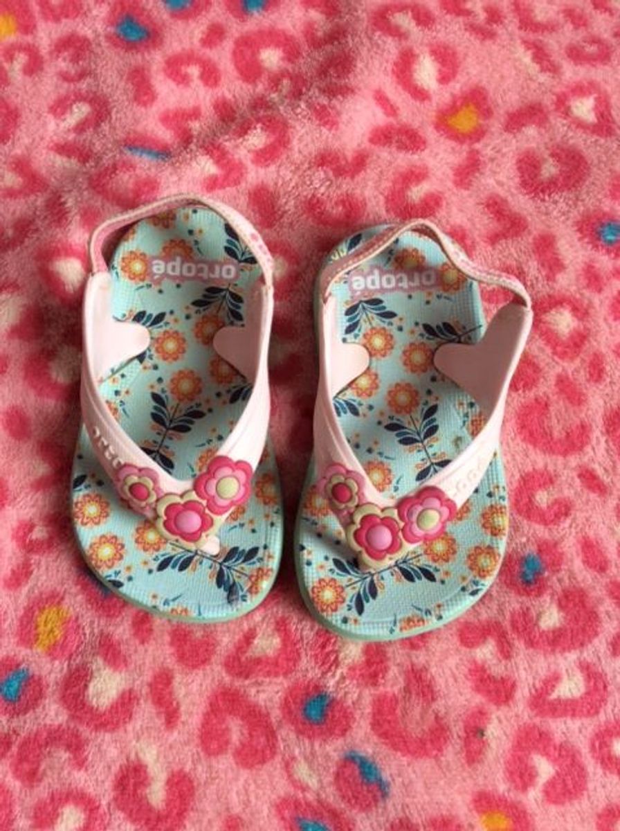 chinelo ortopé infantil