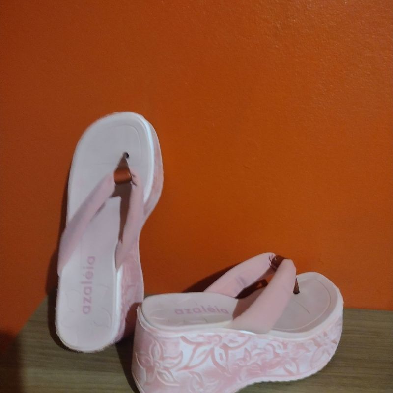 Chinelo best sale plataforma azaleia