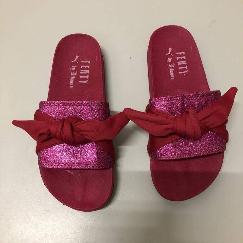 Chinelo puma fenty rihanna hot sale rosa