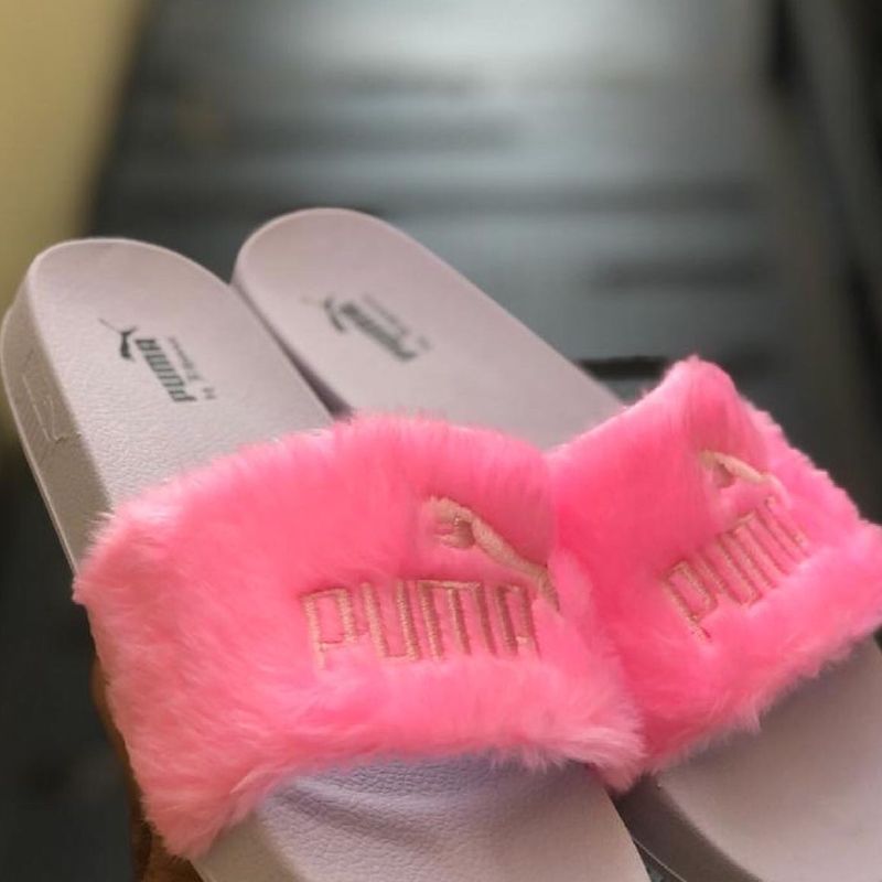 Chinelo Puma Fenty em Pelinho Sandalia Feminina Puma Nunca Usado 56795262 enjoei