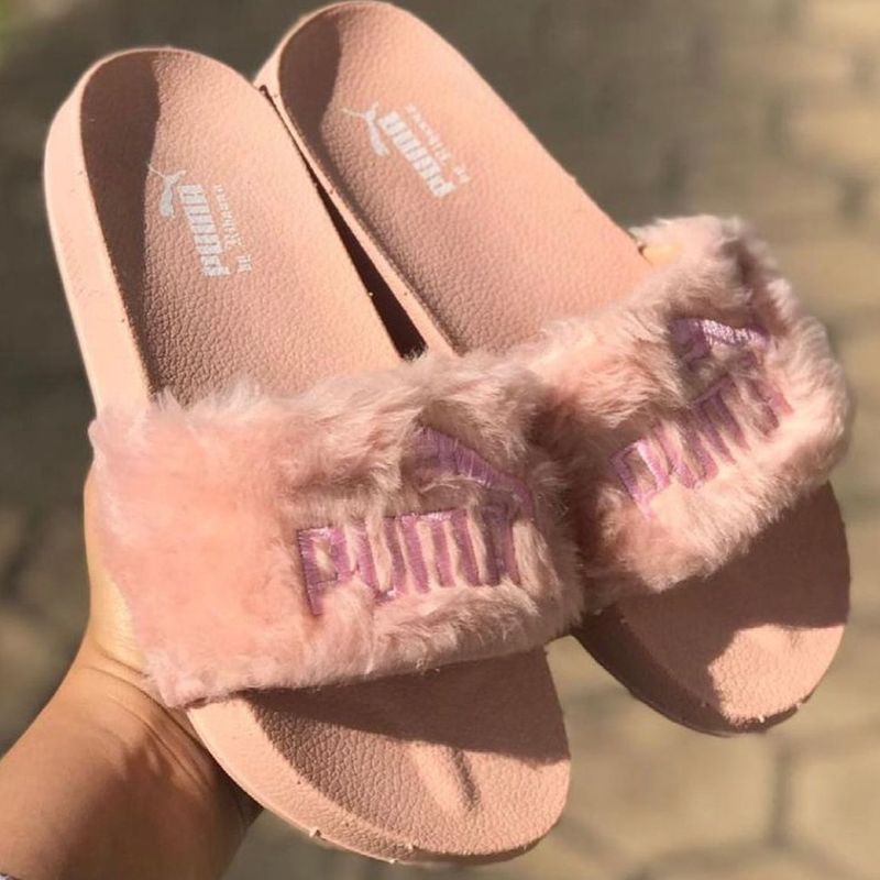 Chinelo Puma Fenty Pelinho 36 Sand lia Feminina Puma Nunca Usado 66281876 enjoei