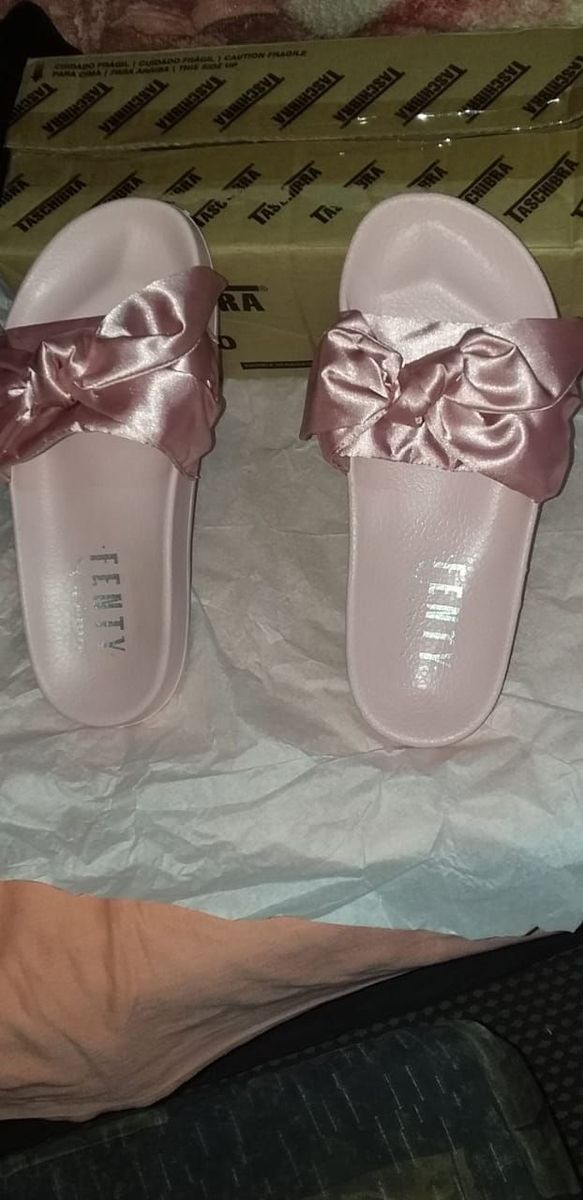chinelo puma laço