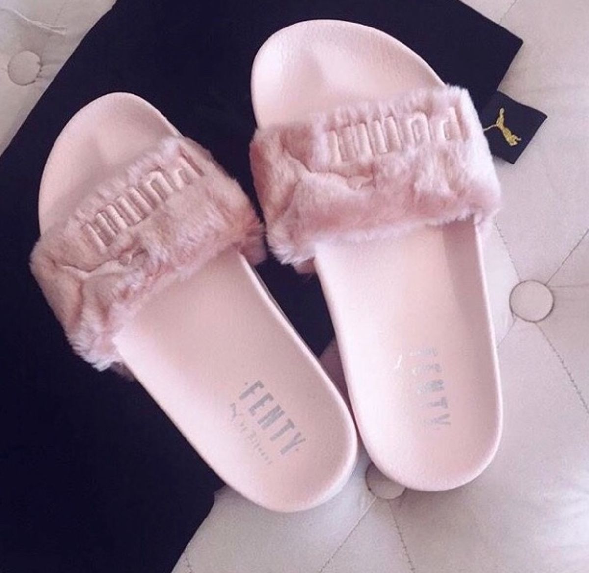 chinelo rosa puma