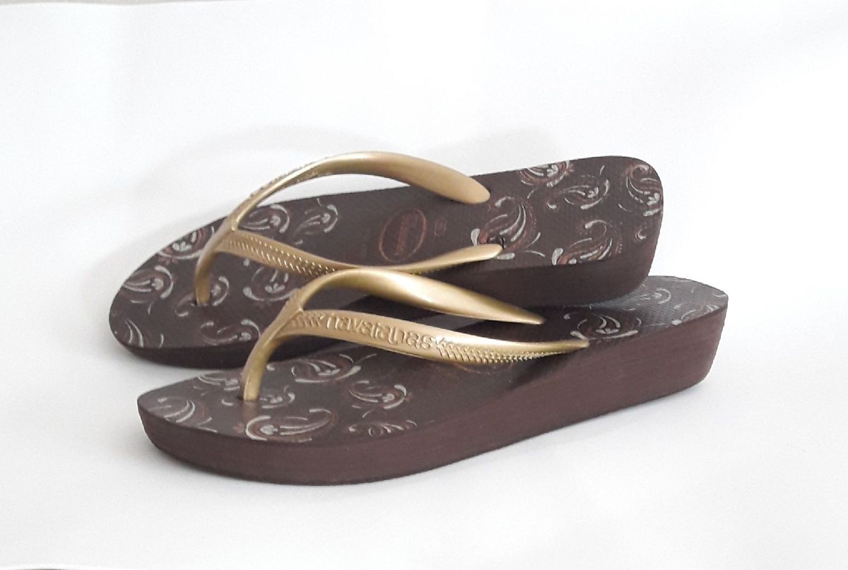 sandalias havaianas anabela