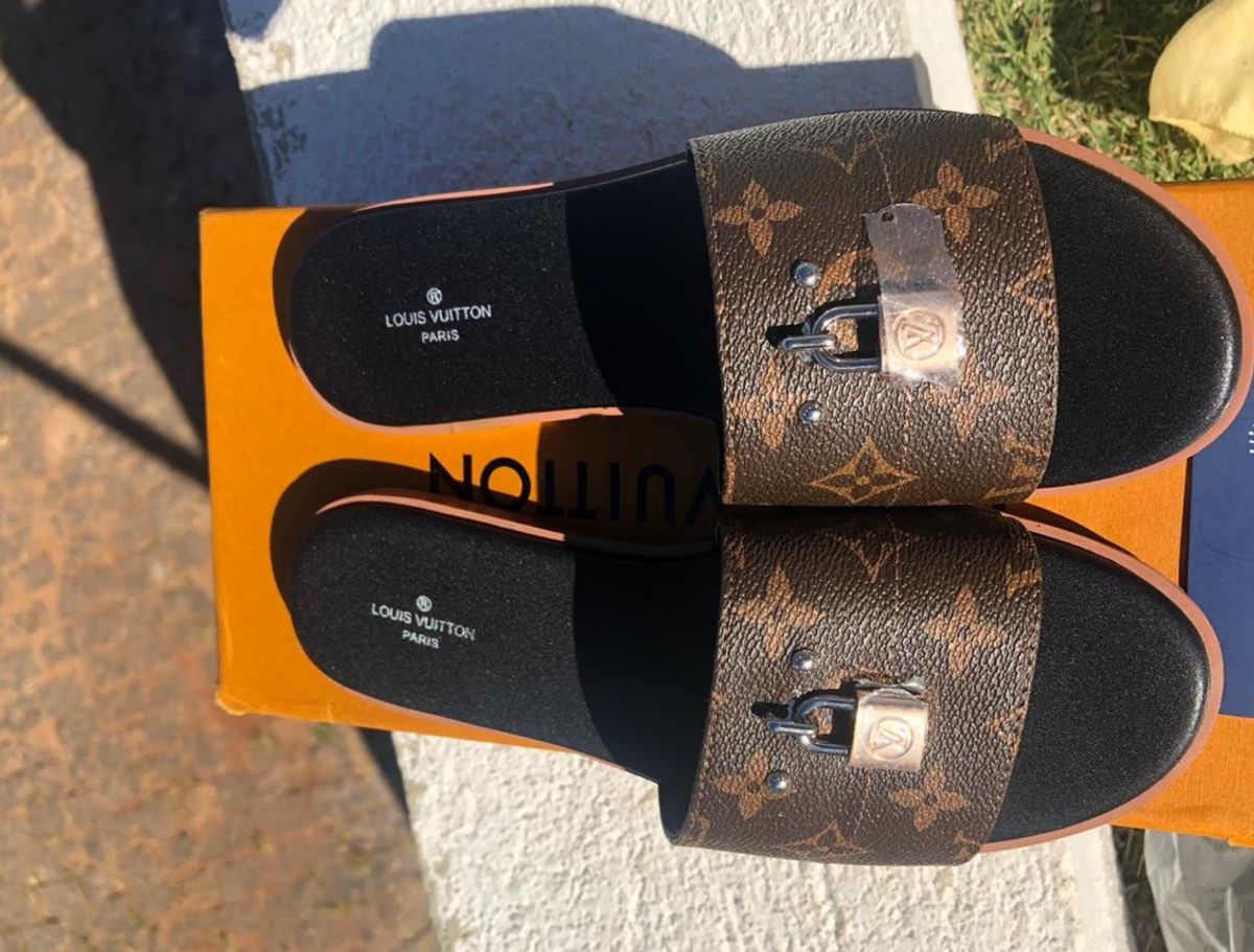 sandalia louis vuitton feminina