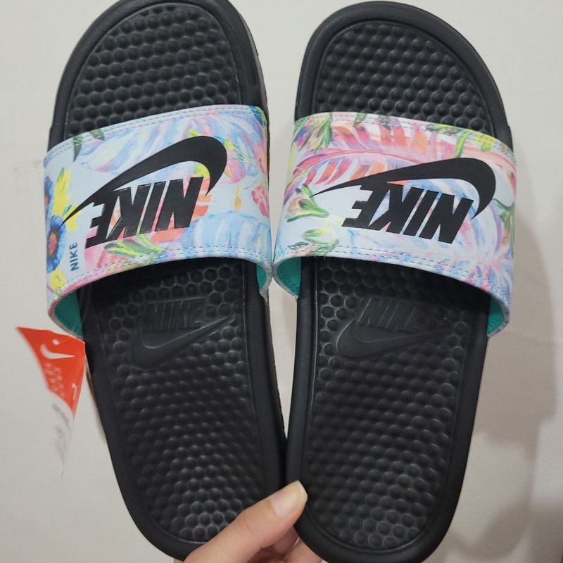 Sandália nike benassi feminina fashion