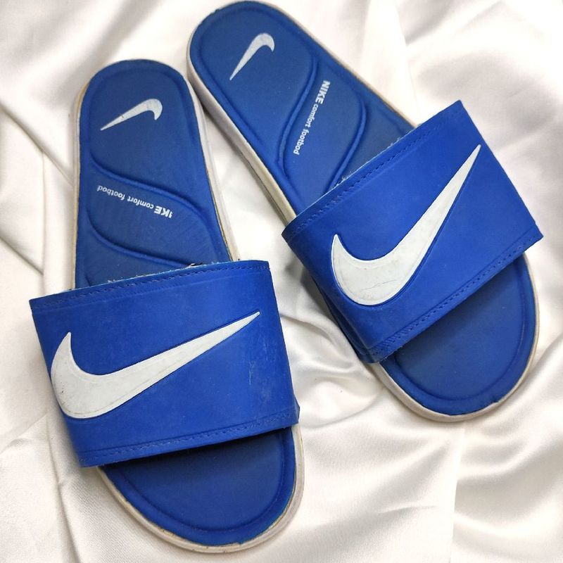 Chinelo da hot sale nike azul