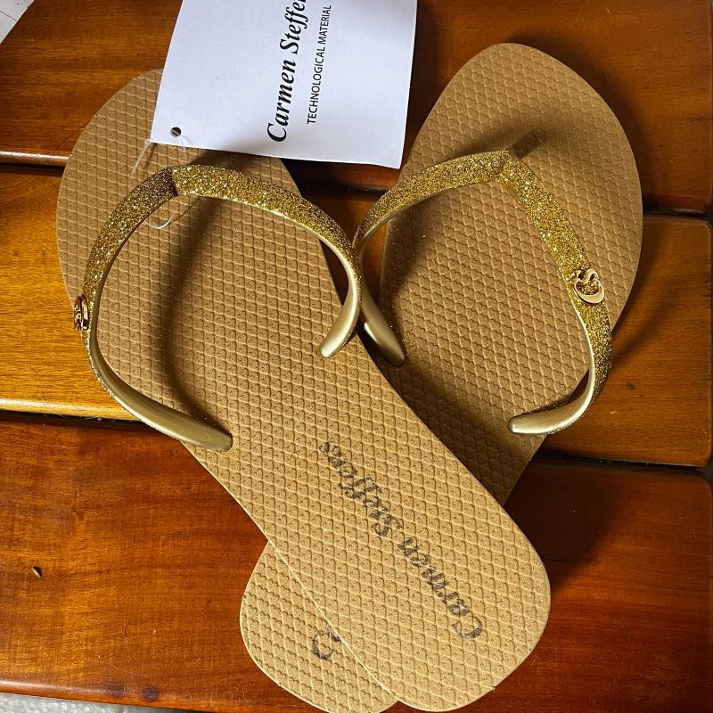 Sandália Rasteirinha Carmen Carmen Steffens Rasteiras Rasteira