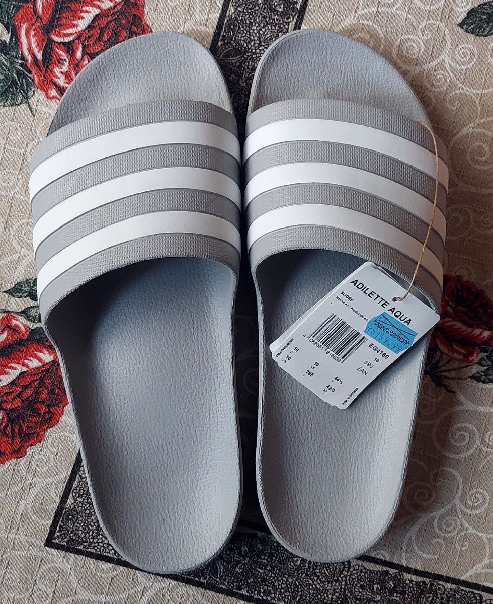 Chinelo Sliper Adidas Adilette Aqua 42 43 Sandalia Masculina Adidas Nunca Usado 98228407 enjoei