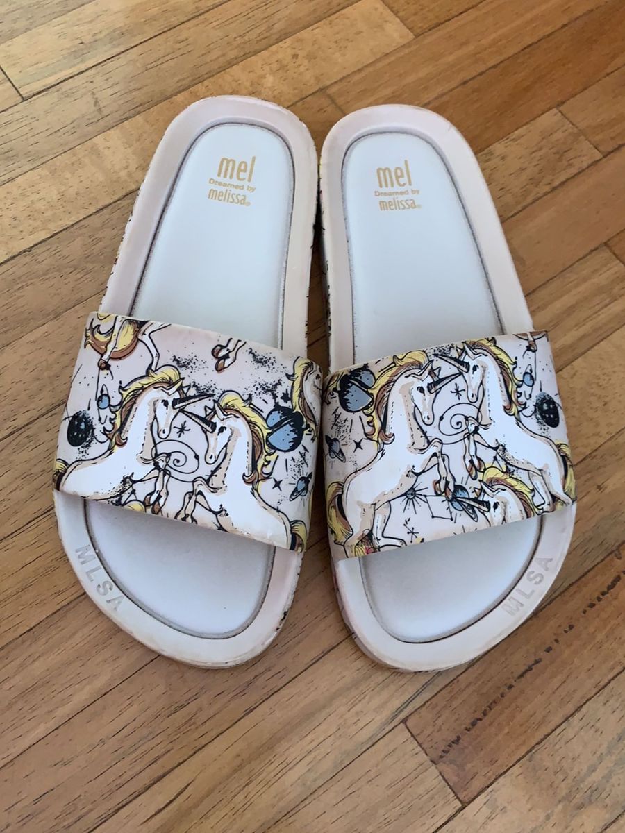 melissa unicornio chinelo