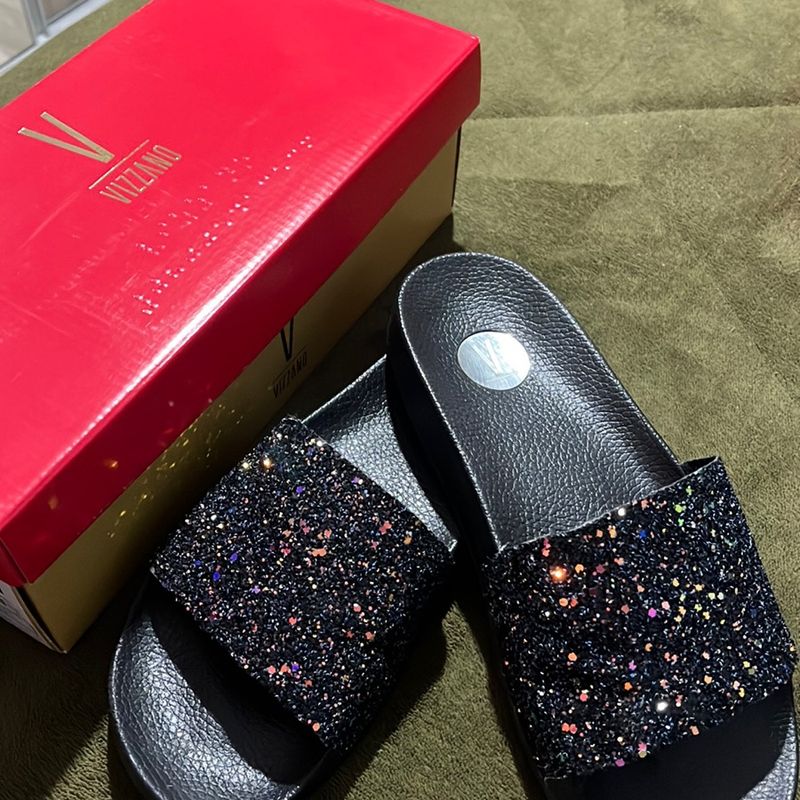 Chinelo da best sale vizzano com glitter