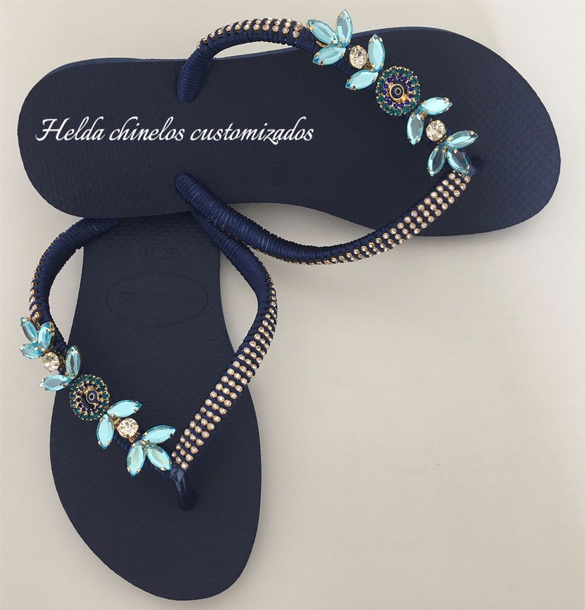 Sandálias 2024 havaianas decoradas