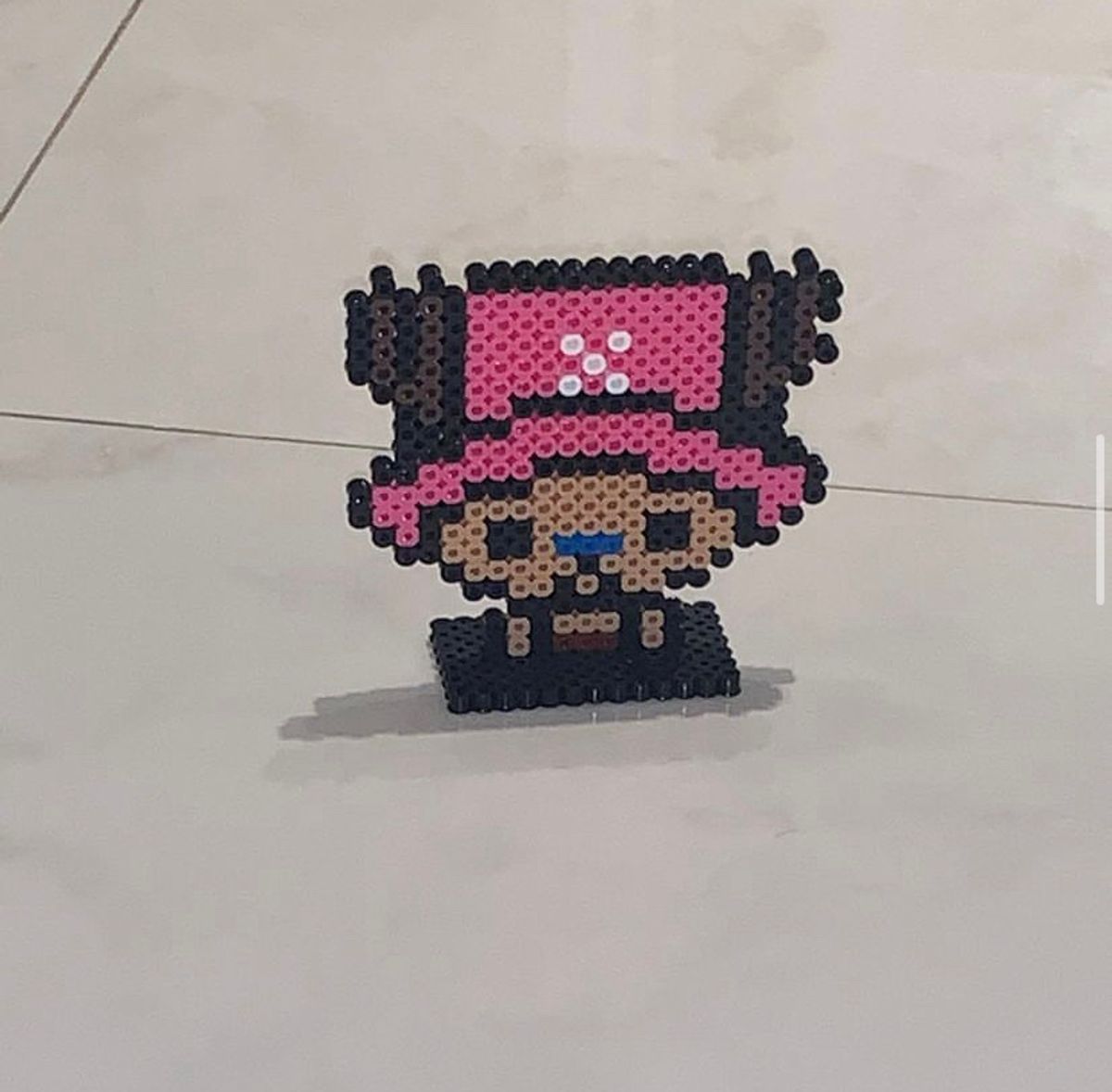 Chopper One Piece Pixelart em Perler Beads | Cacareco Nunca Usado ...