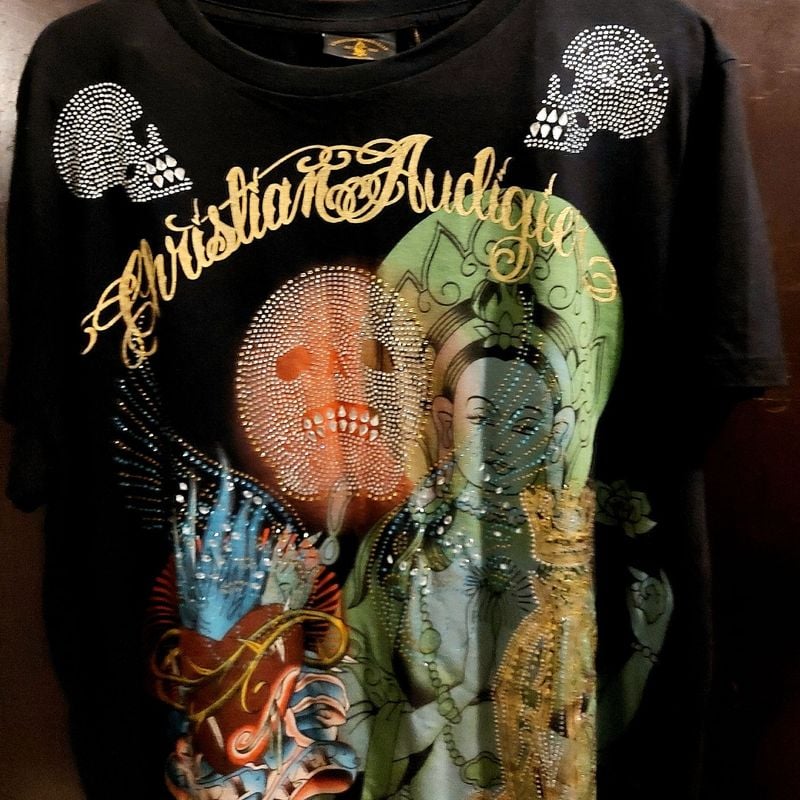 Christian Audigier T-Shirt Camiseta Masculina Christian Audigier