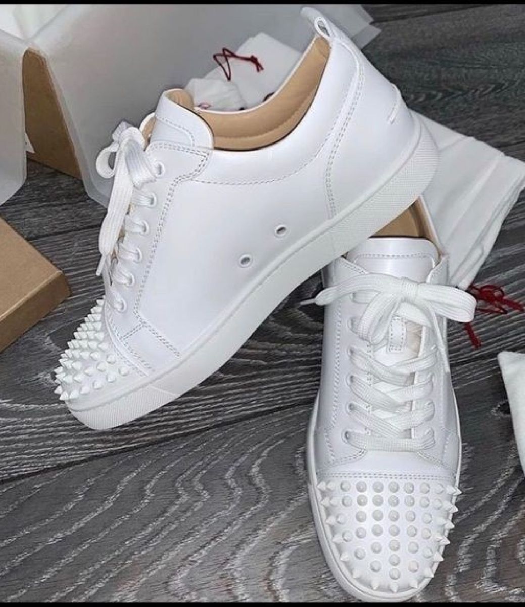 Christian Louboutin Branco | Tênis Masculino Christian Louboutin Novo