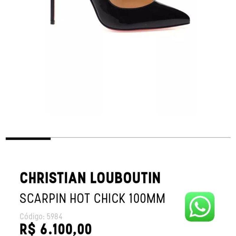 Christian Louboutin Scarpin Hot Chick 100mm | Christian Louboutin