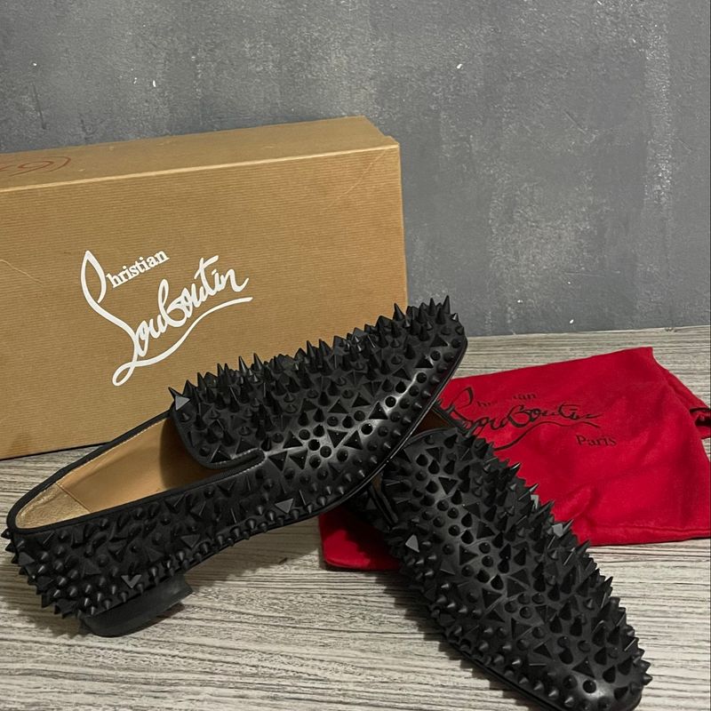 Christian Louboutin Striking And Bold Dandy Pik Pik Loafer