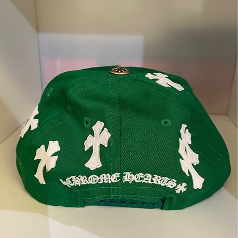 CHROME HEARTS オリーブキャップ Chrome Hearts Ch Hat Green Verde Cap Boné | Chrome Hearts Nunca