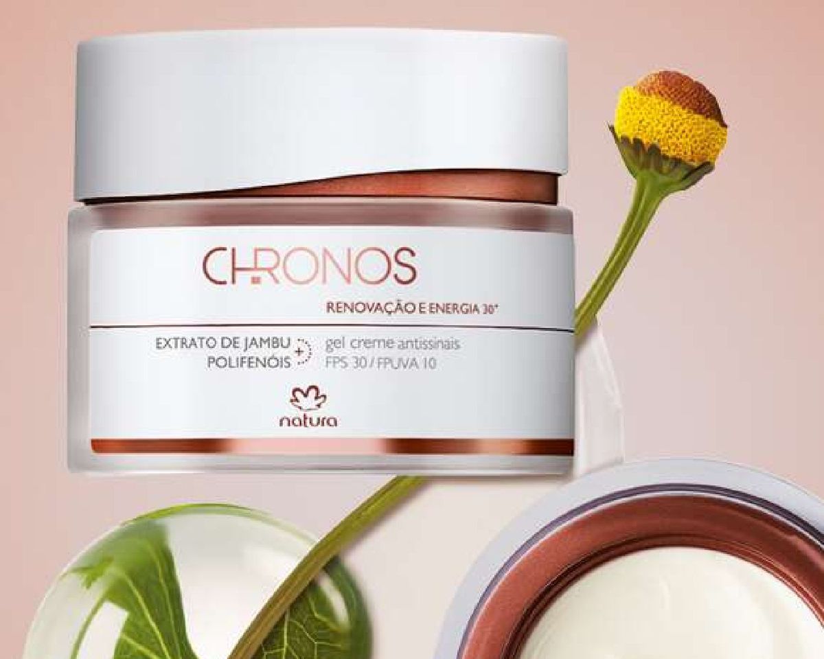 Chronos Gel Creme Antissinais 30+ Dia Renovação e Energia Chronos ...