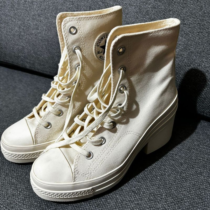 Chuck 70 de Luxe Heel Branco All Star Salto Tênis Feminino Converse  Nunca Usado 111673915 enjoei
