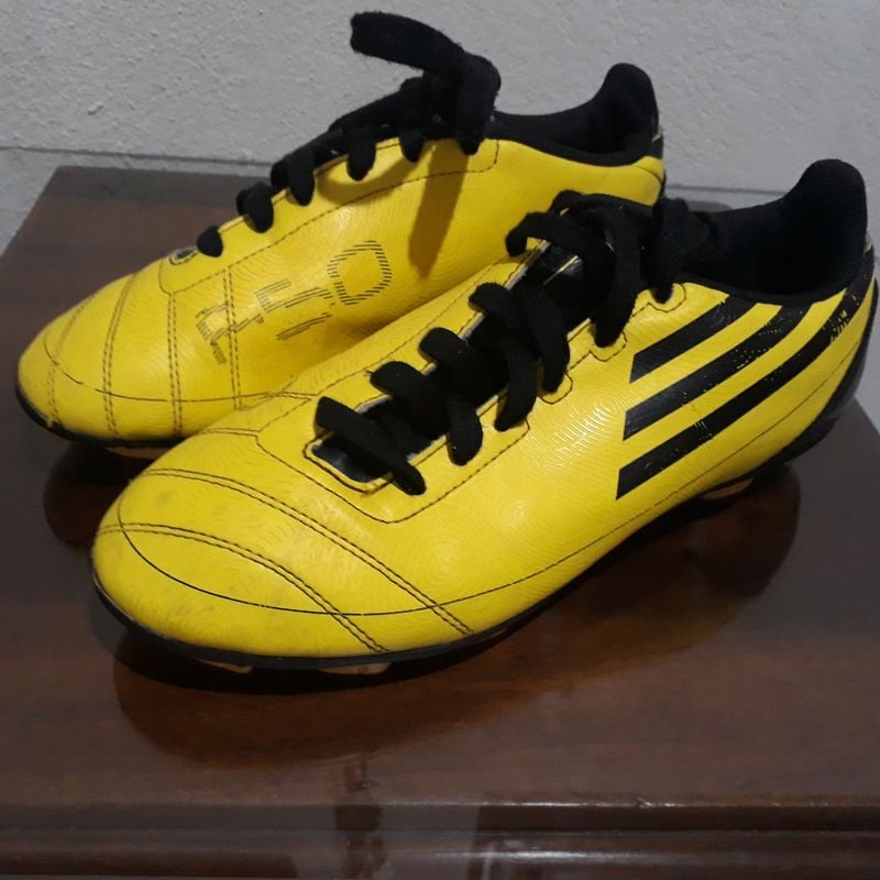 Adidas f50 hot sale amarela