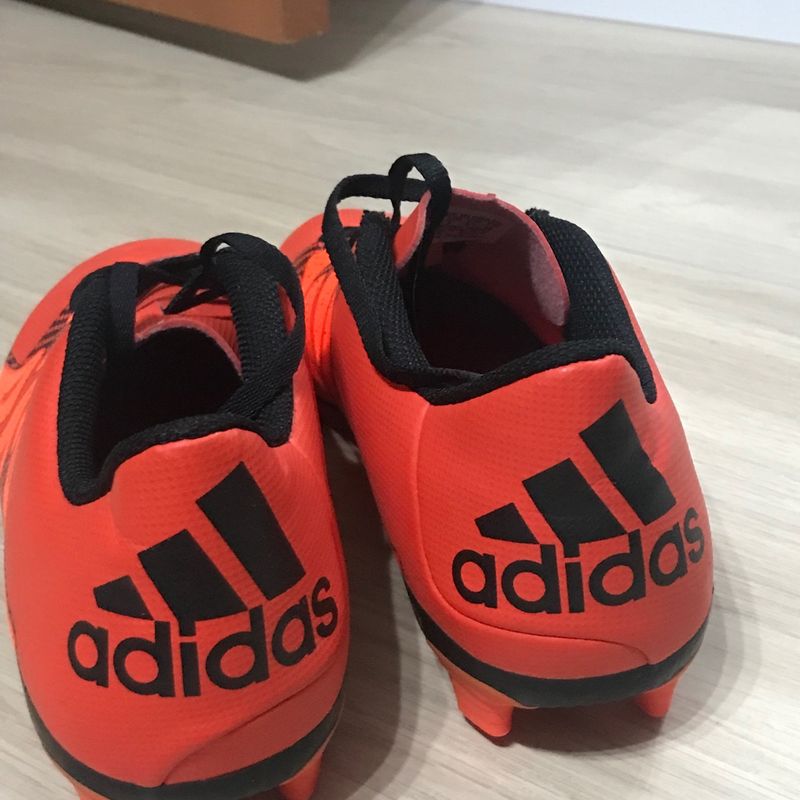 Chuteira Adidas Campo 15.4 Original Nova Vermelha/Laranja | Adidas