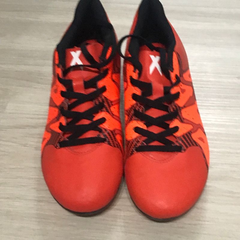 Chuteira Adidas Campo 15.4 Original Nova Vermelha/Laranja | Adidas