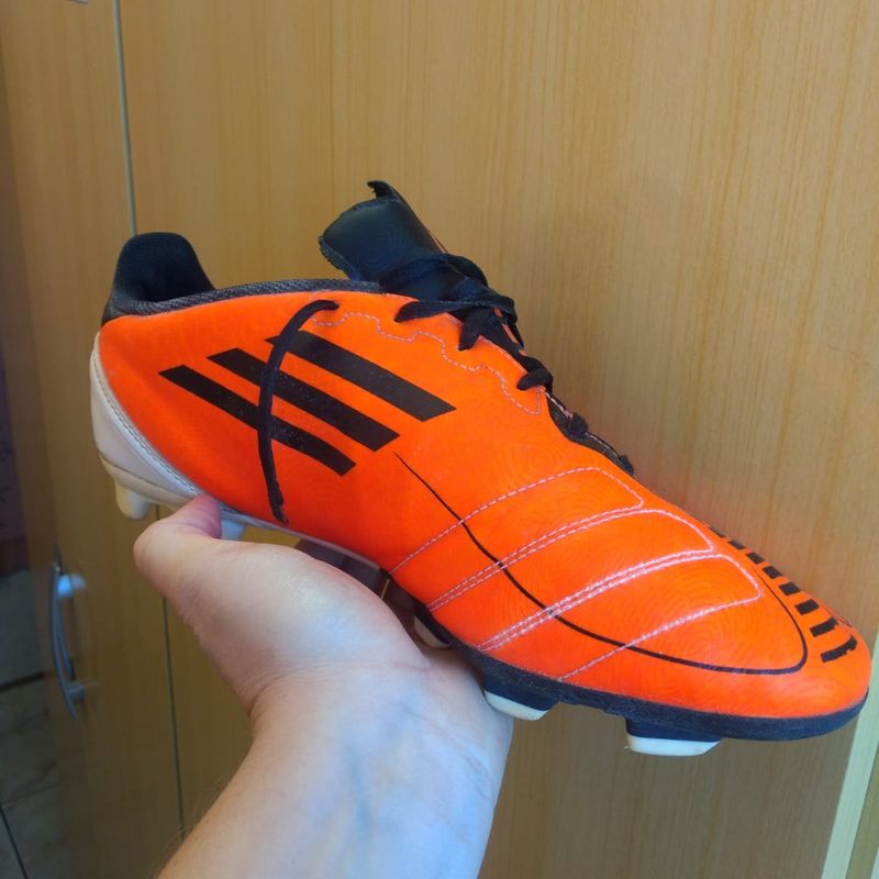 Adidas f50 laranja best sale