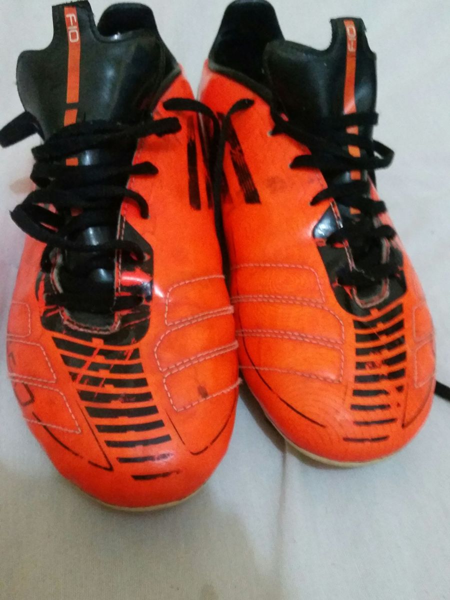 Chuteira Adidas F50 Original Laranja Roupa Esportiva Masculino Adidas Usado Enjoei