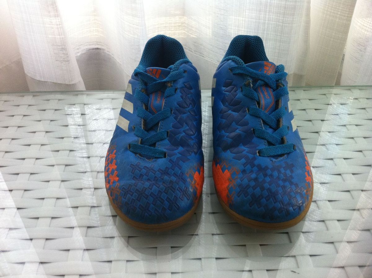 chuteira adidas infantil azul