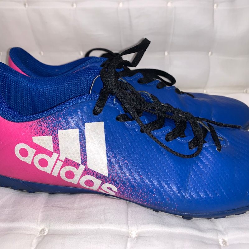 Adidas x hotsell azul e rosa