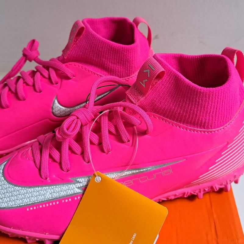 Chuteira cano alto hot sale nike infantil campo