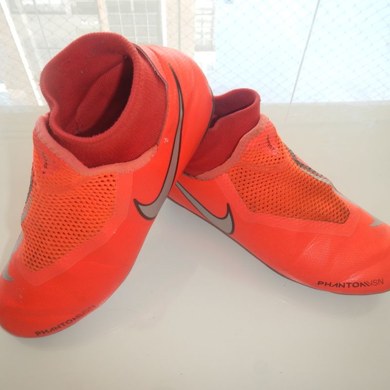 Chuteira Campo Nike Phantom 36 Original Botinha sem Cadarço Nike