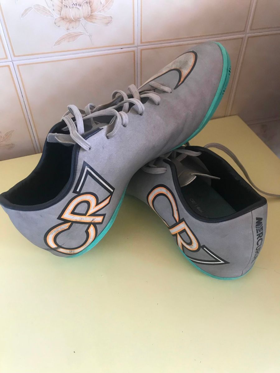 tenis futsal cr7 azul