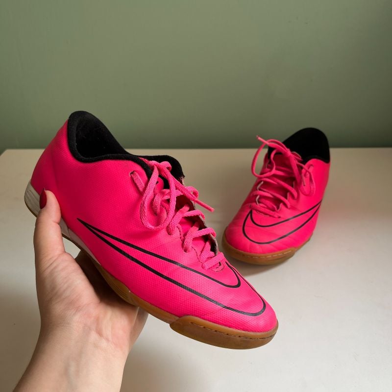 Chuteira Feminina Futsal Nike Rosa Botinha Futsal Tenis Futsal