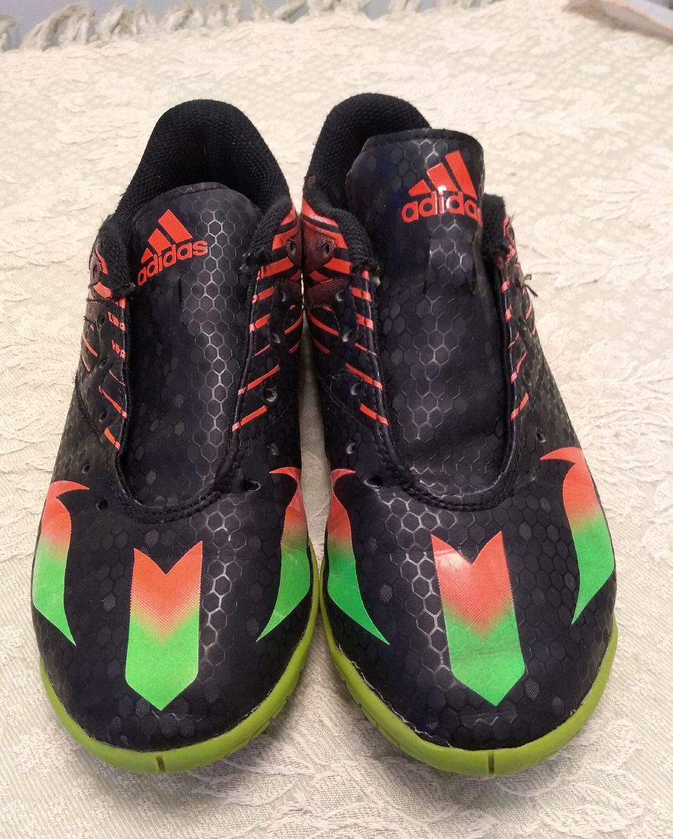 chuteira adidas messi futsal infantil