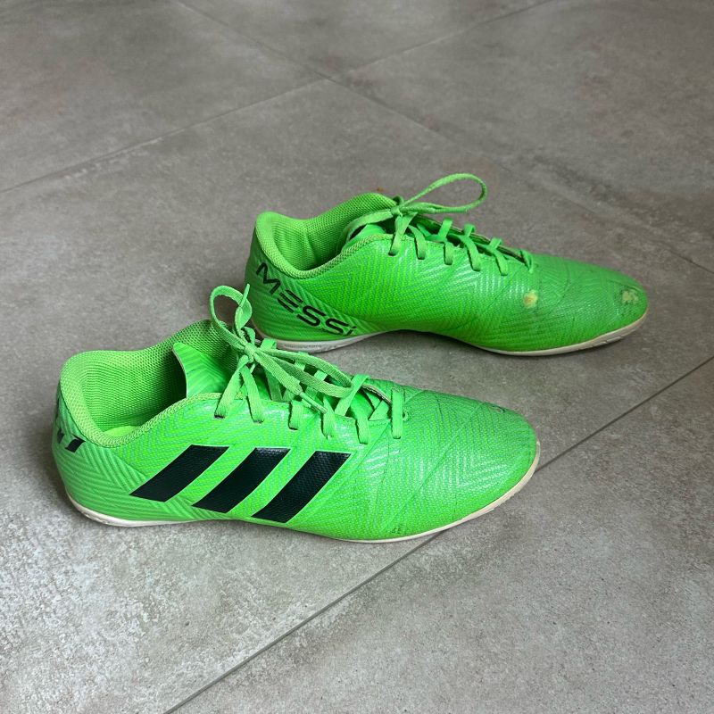 Chuteira Futsal Adidas Nemeziz Messi Tango Verde Limao Adidas Usado 105691718 enjoei