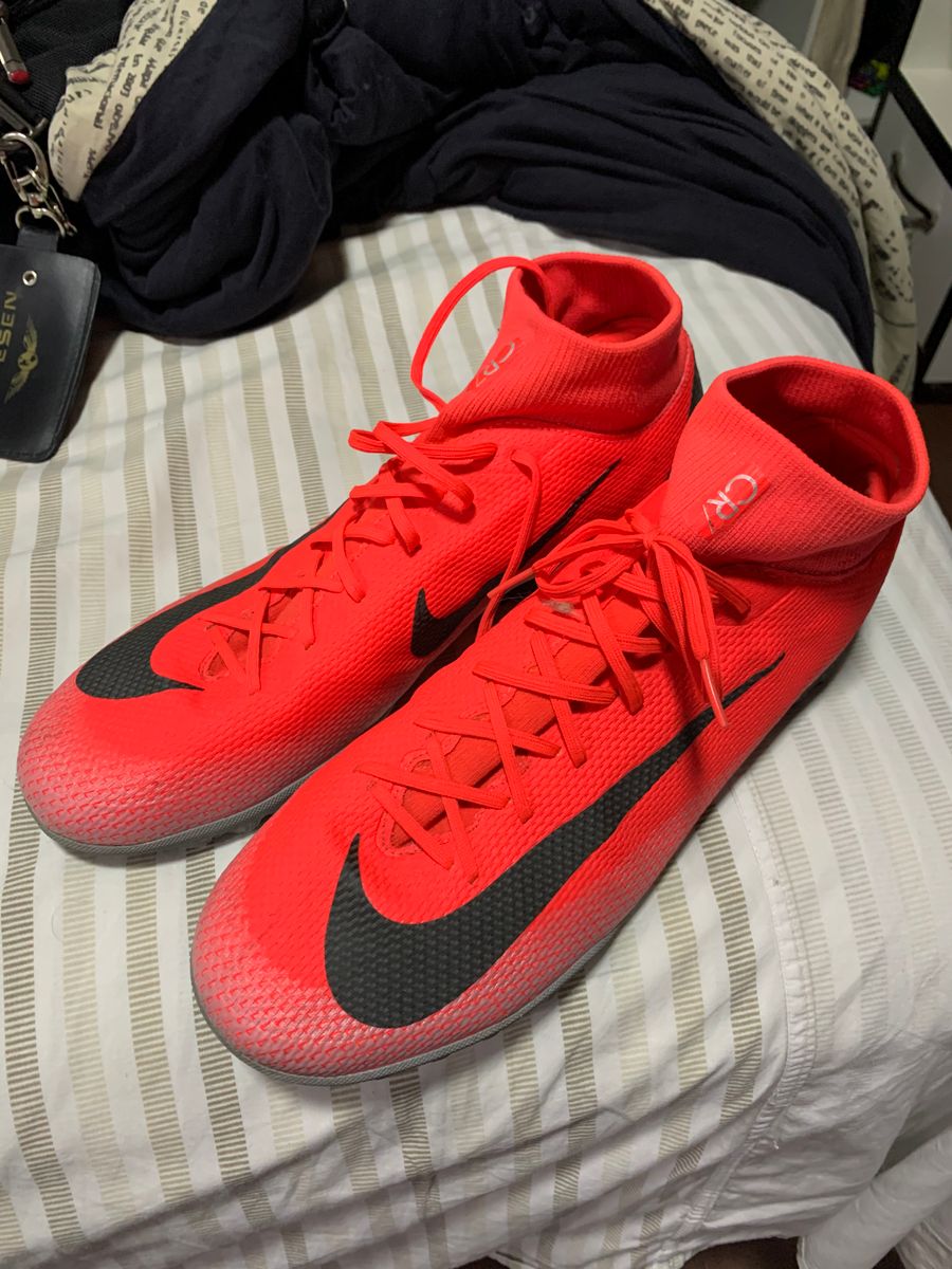 chuteira futsal nike mercurial superfly 6 academy cr7 ic