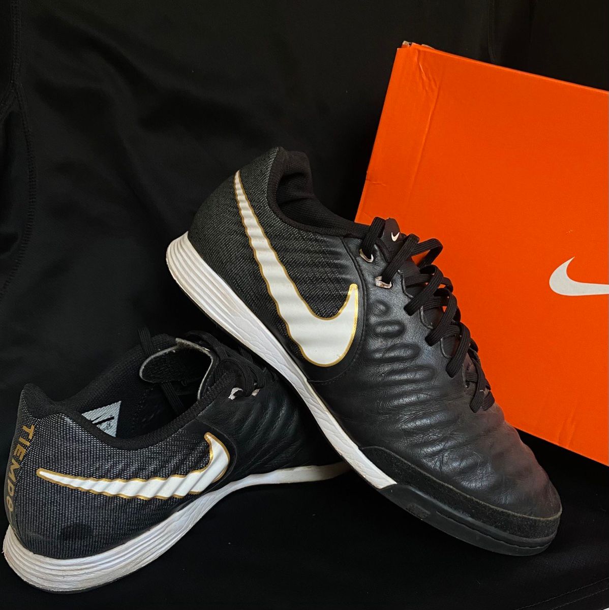 Chuteira Futsal Tiempo Legend Academy Ic Preta Tênis Masculino Nike  Usado 94606176 enjoei