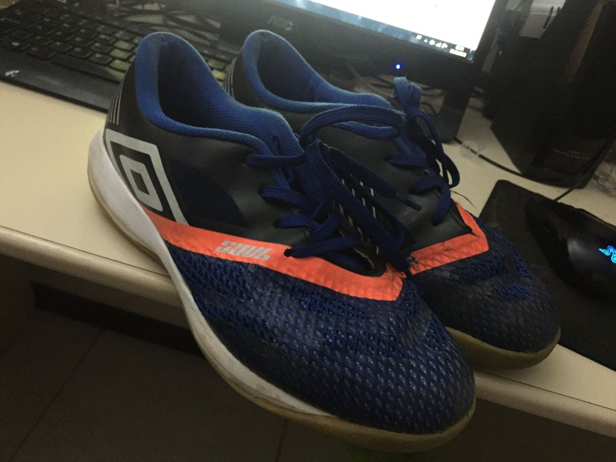 chuteira futsal umbro soul