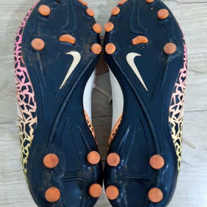 Chuteira hypervenom best sale azul e branca