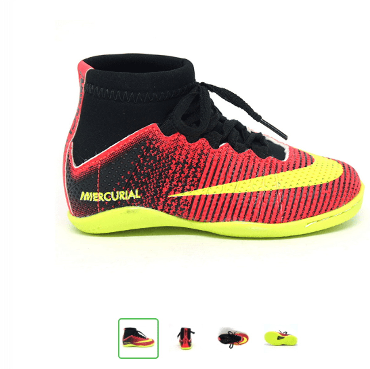 Chuteira mercurial cano alto hot sale futsal