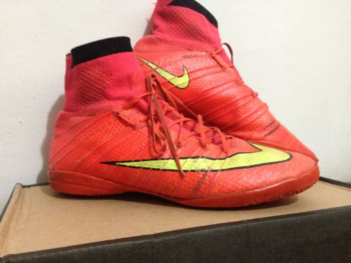chuteira futsal nike cano alto