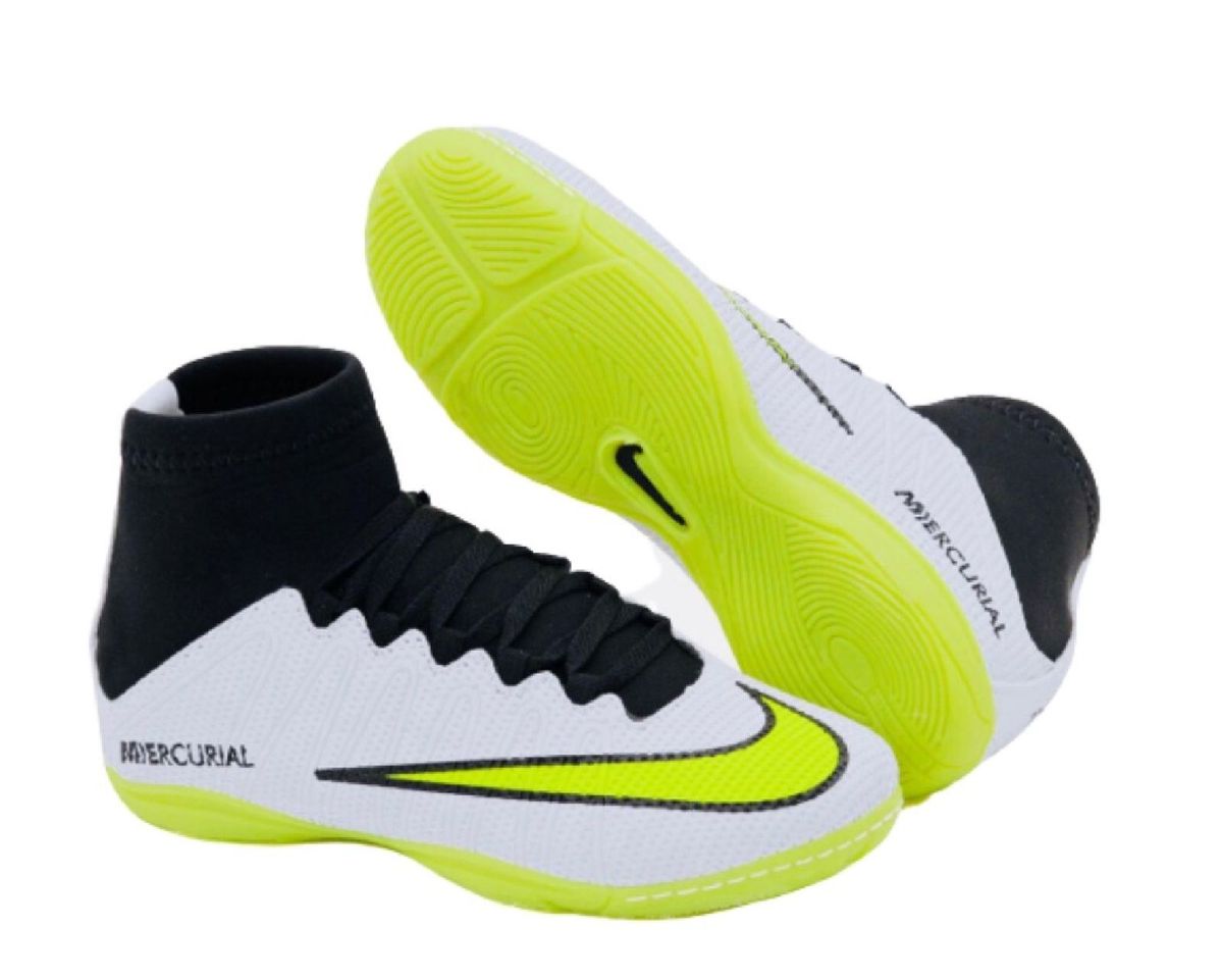 chuteira nike hypervenom futsal cano alto