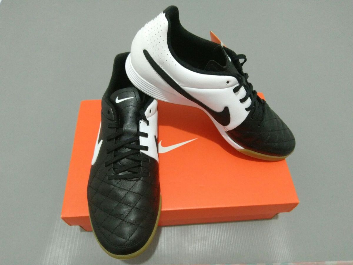 chuteira futsal nike tiempo genio 2 leather ic masculina