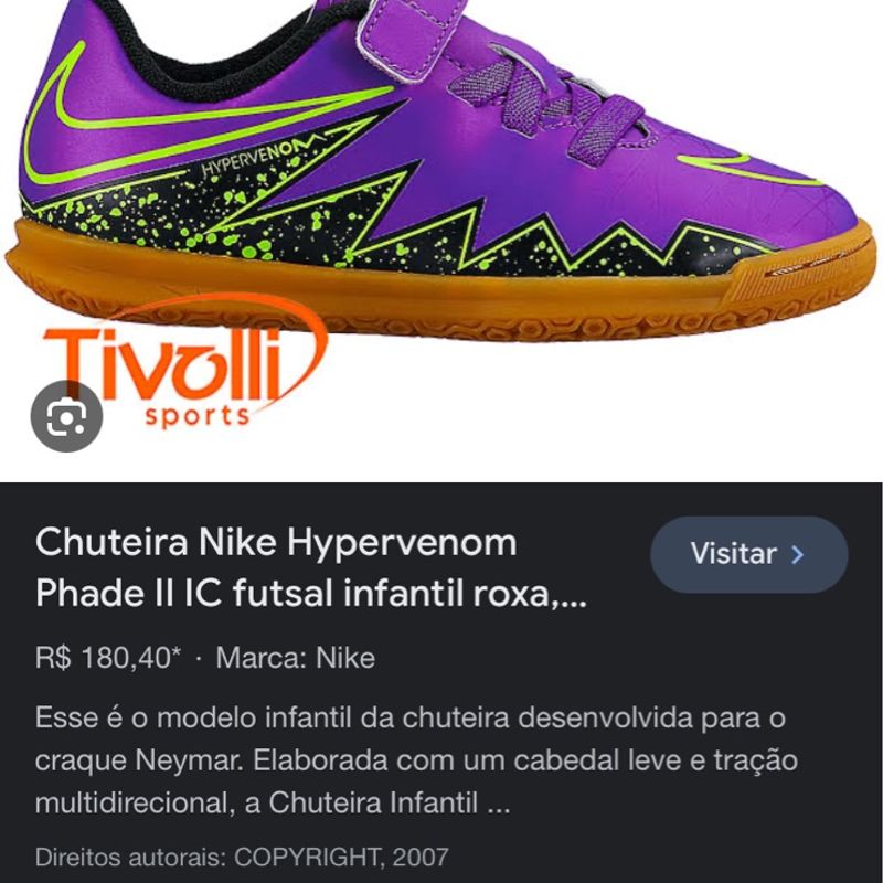 Chuteira nike hot sale hypervenom roxa