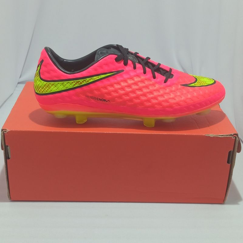 Chuteira nike sale hypervenom rosa